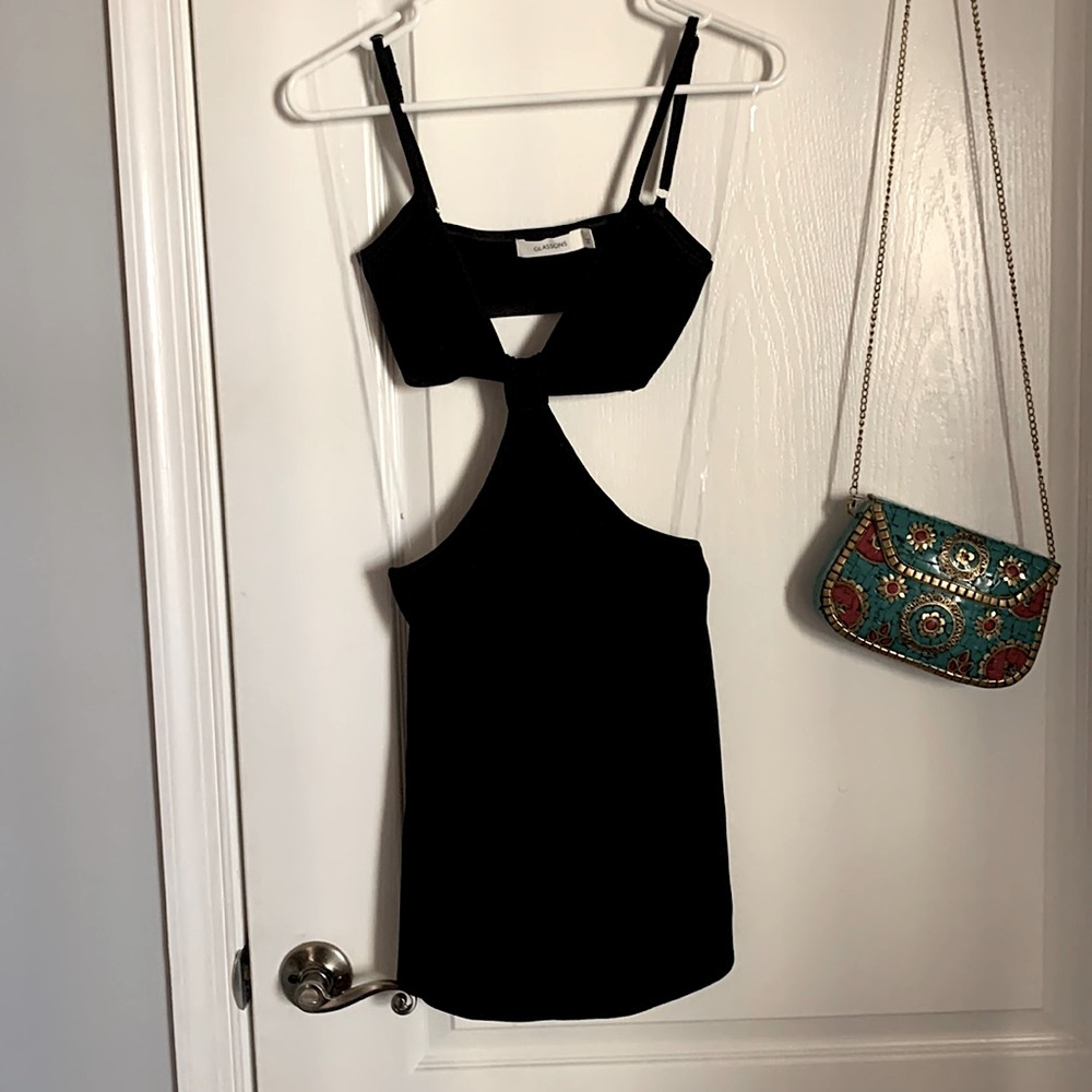 Glassine cutout dress (READ FULL DESCRIPTION)